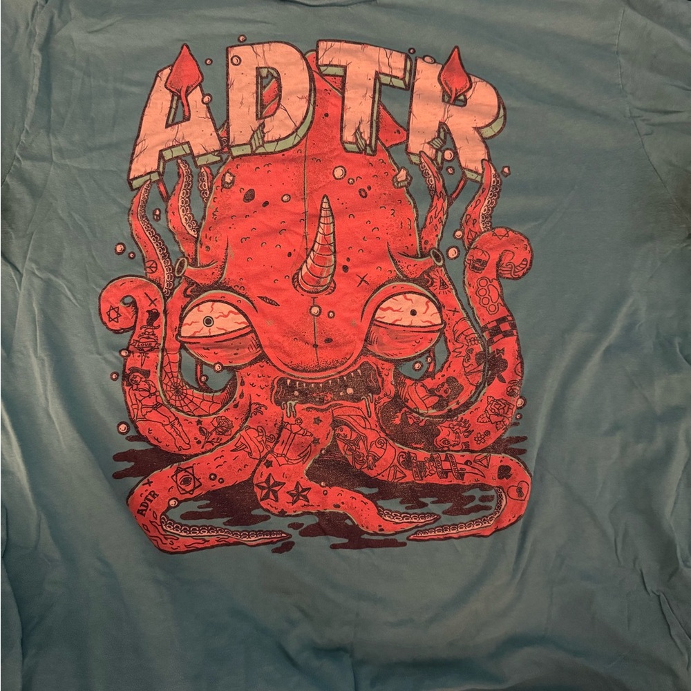 ADT Graphic Tee - Blue and Red